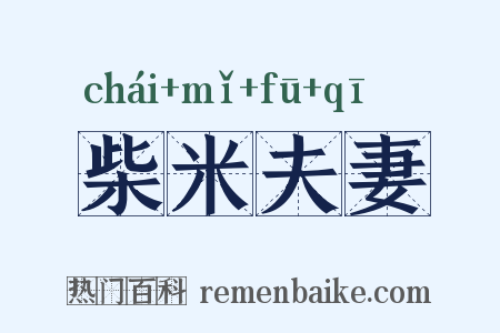 柴米夫妻是什么意思的图片
